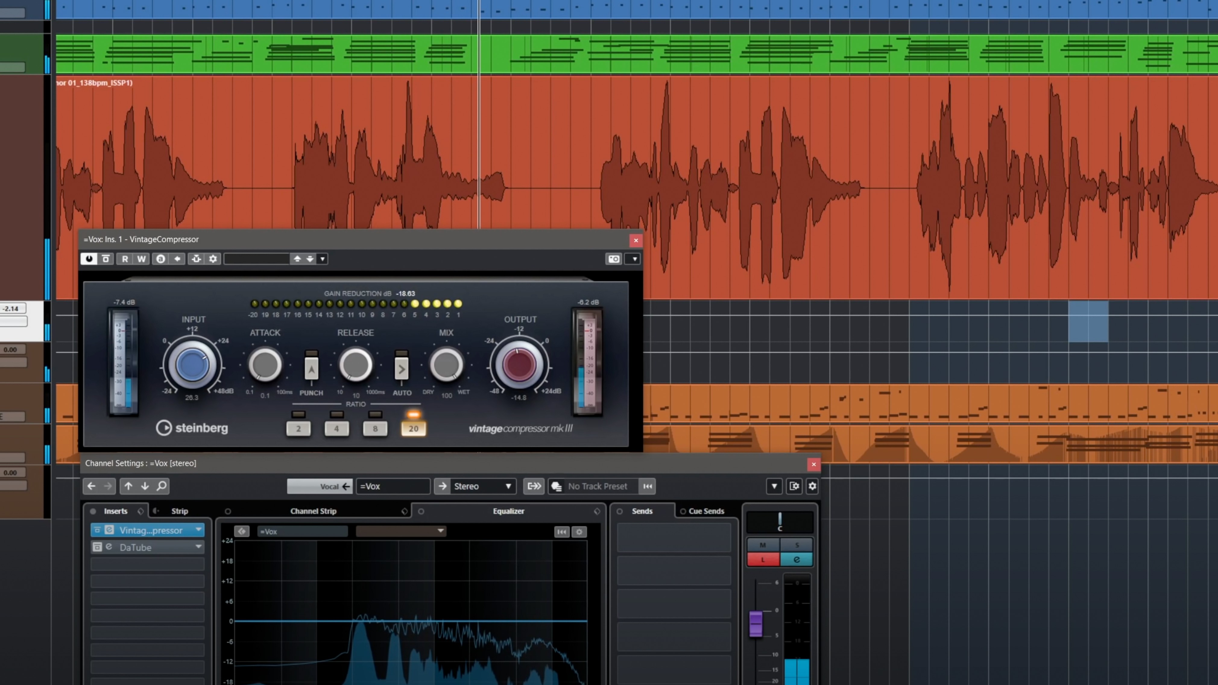 ボーカルを引き立てるパラレルコンプレッション | Steinberg